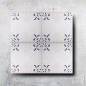 Nederlands Blauw hoekdetail Nederlandse Delftse T Tegeltje