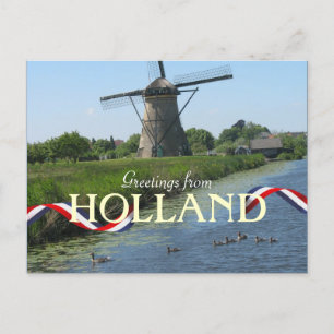 Nederlands Briefkaart voor windmolens
