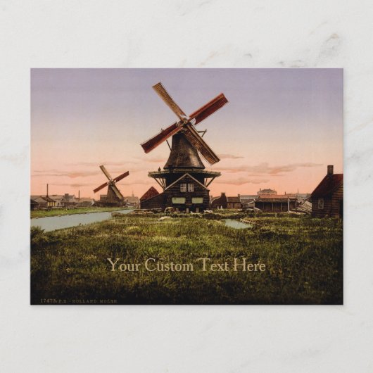 Nederlands briefkaart Windmills (Voorkant)