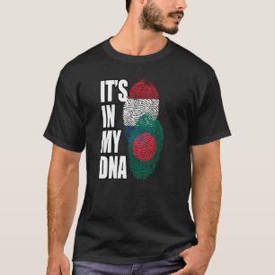 Nederlands en Bengalees Mix DNA-vlaggenerfgoed T-shirt