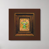 Nederlands familiewapen van Westervelt ingelijst Canvas Afdruk (Voorkant)