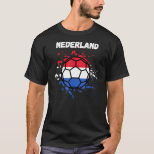 Nederlands Football voetbal Nederland T-shirt