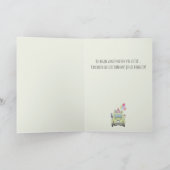 Nederlands Gefeliciteerd Bruiloft Fiat 500 Kaart (Binnen)