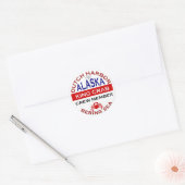Nederlands Harbour Alaskan King Crab Crew Lid Ronde Sticker (Envelop)