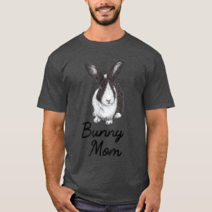 Nederlands Konijn Konijn Moeder Tekening familie j T-shirt