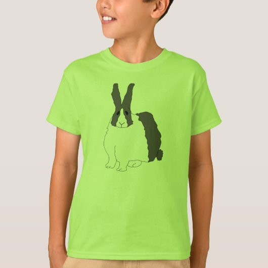 Nederlands konijnenvlees Kinder T-Shirt (Voorkant)