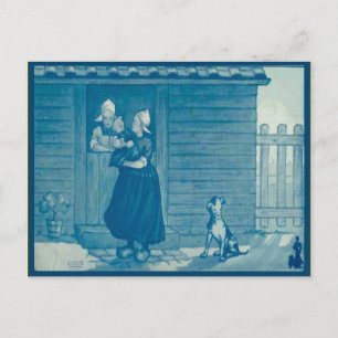 Nederlands kostuum en traditionele levensstijl Briefkaart