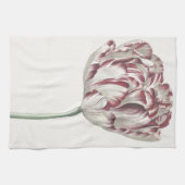  Nederlands Kunst: Witte en rode Tulp Theedoek (Horizontaal)