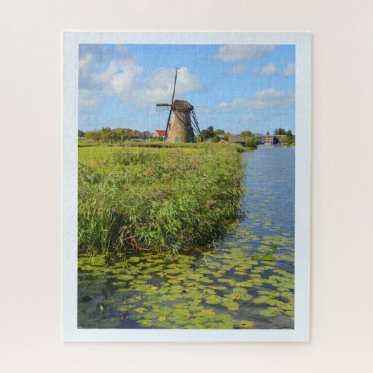 Nederlands landschap legpuzzel (Verticaal)