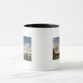 Nederlands landschap met Skaters Mok (Midden)