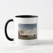 Nederlands landschap met Skaters Mok (Links)