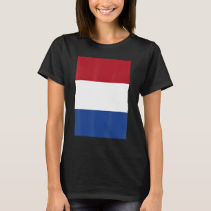 Nederlands nationaal vlaggetje Retro T-shirt