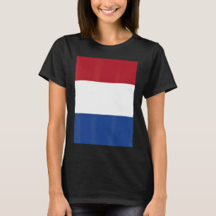 Nederlands nationaal vlaggetje Retro T-shirt