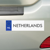 Nederlands rijbewijssticker bumpersticker (Op auto)
