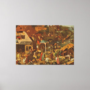 Nederlands spreekwoord (Nederlands spreekwoord) (1 Canvas Afdruk
