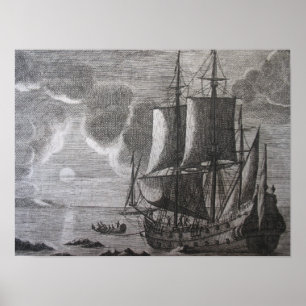 Nederlands V.O.C. Verzenden op Zee bij Sunrise Pos Poster