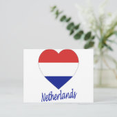 Nederlands Vlaggenhart Briefkaart (Staand voorkant)