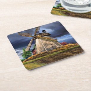 nederlands windmolenpapier Onderzetter