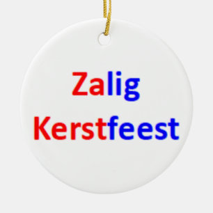 Nederlands zalig kerstfeest Ornament