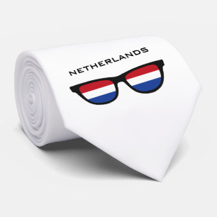 Nederlandse aangepaste tekst en kleuren stropdas