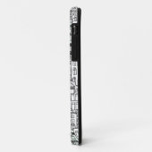 Nederlandse amsterdamillustratie huispatroon Case-Mate iPhone case (Achterkant/links)
