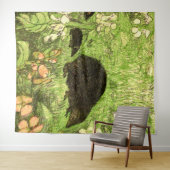 Nederlandse Art Nouveau Egel en Baby's Wandkleed (In Situ (horizontaal))