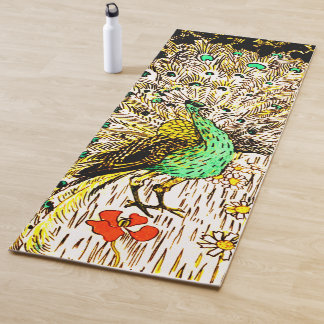 Nederlandse Art Nouveau Pauw en uilen Yogamat