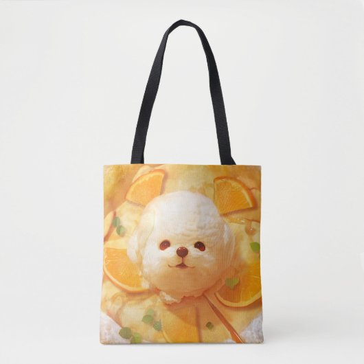 Nederlandse Baby Pannenkoek met Schattige Hondenij Draagtas (Voorkant)