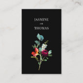 Nederlandse Bloemenbruiloft website QR Code Visitekaartje (Achterkant)