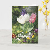 Nederlandse Bulb Spring Flowers Kaart (Gele Bloem)