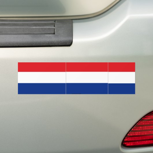 Nederlandse bumpersticker (Op auto)