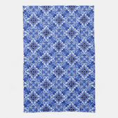  Nederlandse Delft Blue Floral Pattern-handdoek Theedoek (Verticaal)