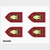 Nederlandse EOD Rechthoekige Sticker (Vel)