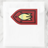 Nederlandse EOD Rechthoekige Sticker (Tas)