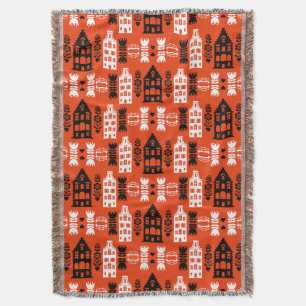 Nederlandse Folk Art Print Deken