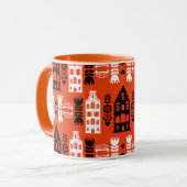 Nederlandse Folk Art Print Mok (Voorkant links)