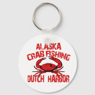 Nederlandse Harbour Alaska Red Crab Vist Sleutelhanger