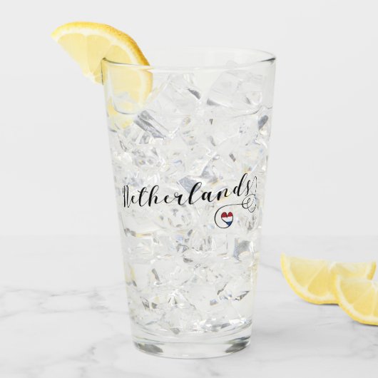 Nederlandse hartvlag, Nederlands design Glas (Voorkant ijs)