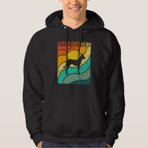 Nederlandse Herder Vintage Zonsondergang Moeder Va Hoodie