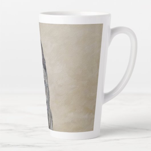 Nederlandse herderdeschilderkunst - Kute Original Latte Mok (Rechts)