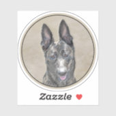 Nederlandse herderdeschilderkunst - Kute Original  Sticker (Vel)