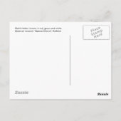 Nederlandse het houthuizen van Schans van Zaanse Briefkaart (Achterkant)