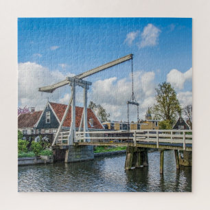 Nederlandse houten brug legpuzzel