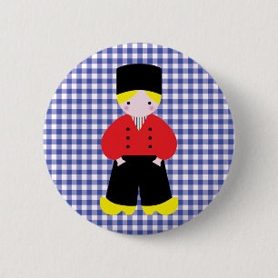 Nederlandse jongen ronde button 5,7 cm