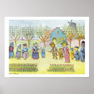 Nederlandse katten, Louis Wain Poster