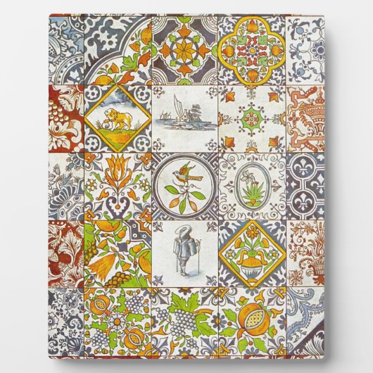 Nederlandse keramische tegels fotoplaat (Voorkant)