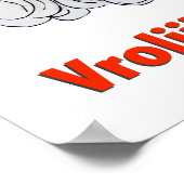 Nederlandse kerstman poster (Hoek)