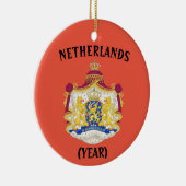 Nederlandse kerstversiering keramisch ornament (Rechts)