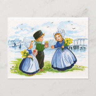 Nederlandse kinderen briefkaart