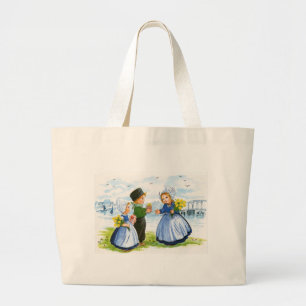 Nederlandse kinderen grote tote bag